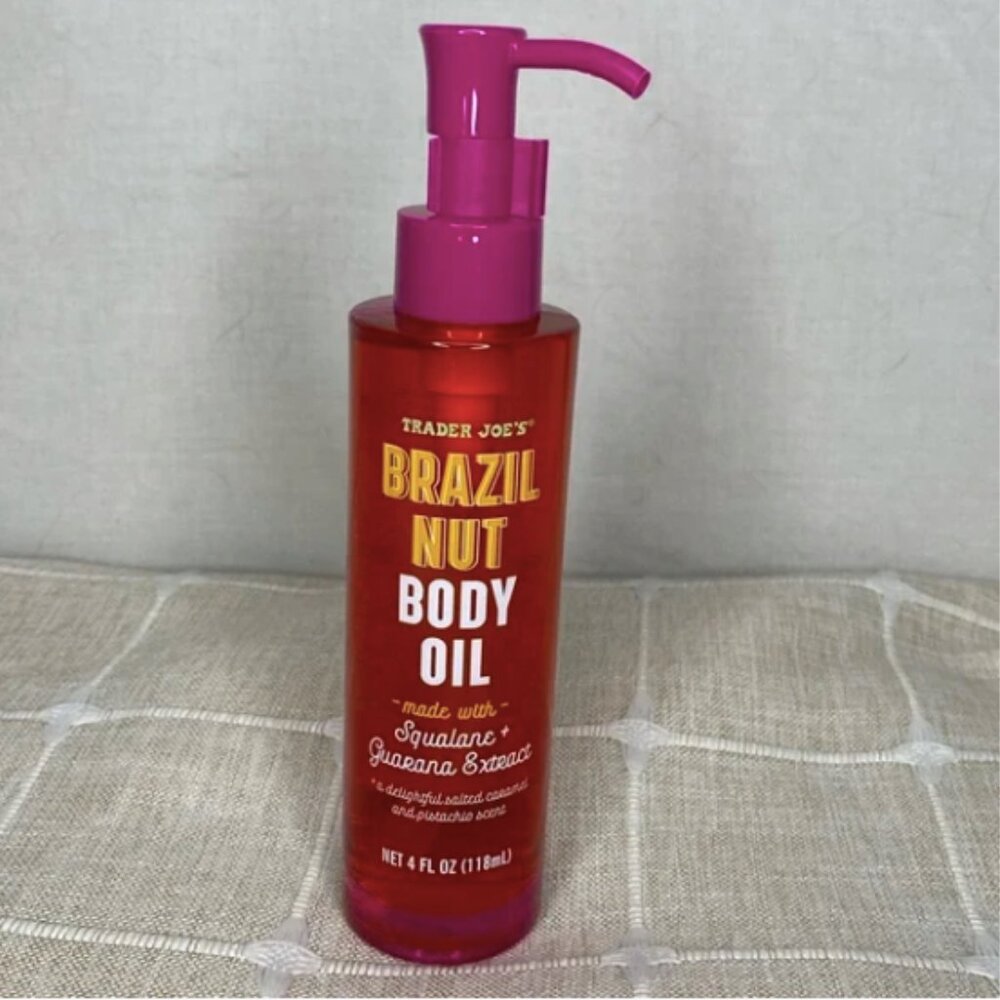Trader Joe’s Brazil Nut Body Oil - Pink NEW LIMITED EDITION